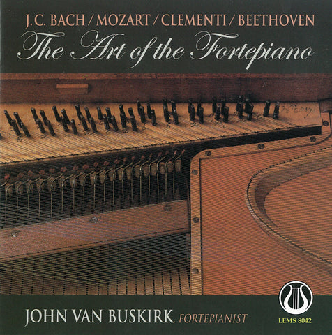 The Art of the Fortepiano, Sonatas by J.C. Bach, Mozart, Clementi and Beethoven - John Van Buskirk <font color="bf0606"><i>DOWNLOAD ONLY</i></font> LEMS-8042