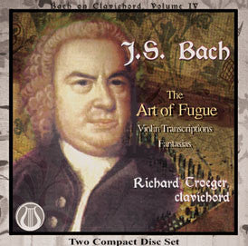 J.S. Bach: The Art of Fugue BWV 1080 - Richard Troeger, clavichord <font color="bf0606"><i>DOWNLOAD ONLY</i></font> LEMS-8048