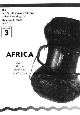 JVC/SMITHSONIAN FOLKWAYS VIDEO ANTHOLOGY OF MUSIC & DANCE OF AFRICA VOL 3 (1 DVD/1 BOOK) -- REDUCED PRICE