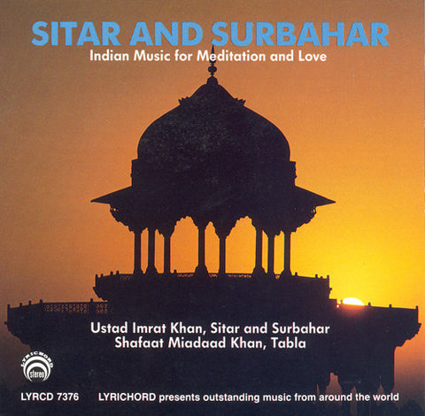 Ustad Imrat Khan: Sitar and Surbahar, Indian Meditation Music <font color="bf0606"><i>DOWNLOAD ONLY</i></font>LYR-7376