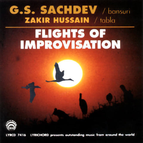 G.S. Sachdev and Zakir Hussain: Flights of Improvisation <font color="bf0606"><i>DOWNLOAD ONLY</i></font> LYR-7416